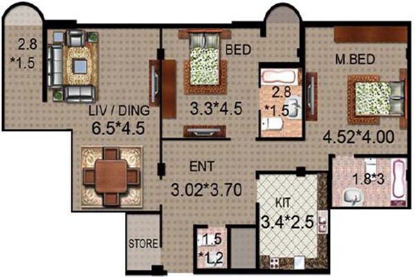 2 Bedroom Flat